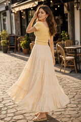 The Plisse Midi Skirt