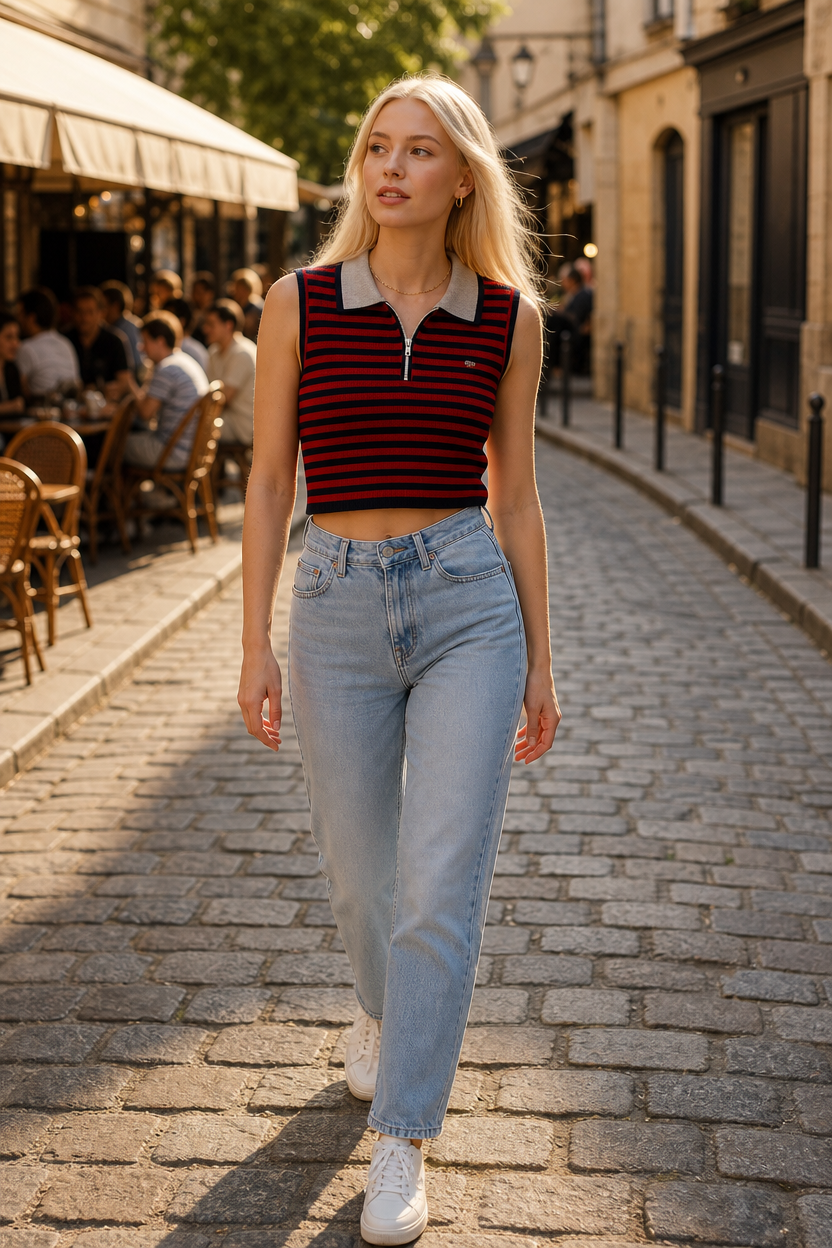 The Breton Knit Top