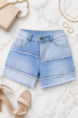 The Minimalist Denim Shorts