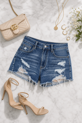 The Skyline Denim Shorts
