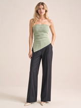 The Palermo Tube Top - 09 color green png