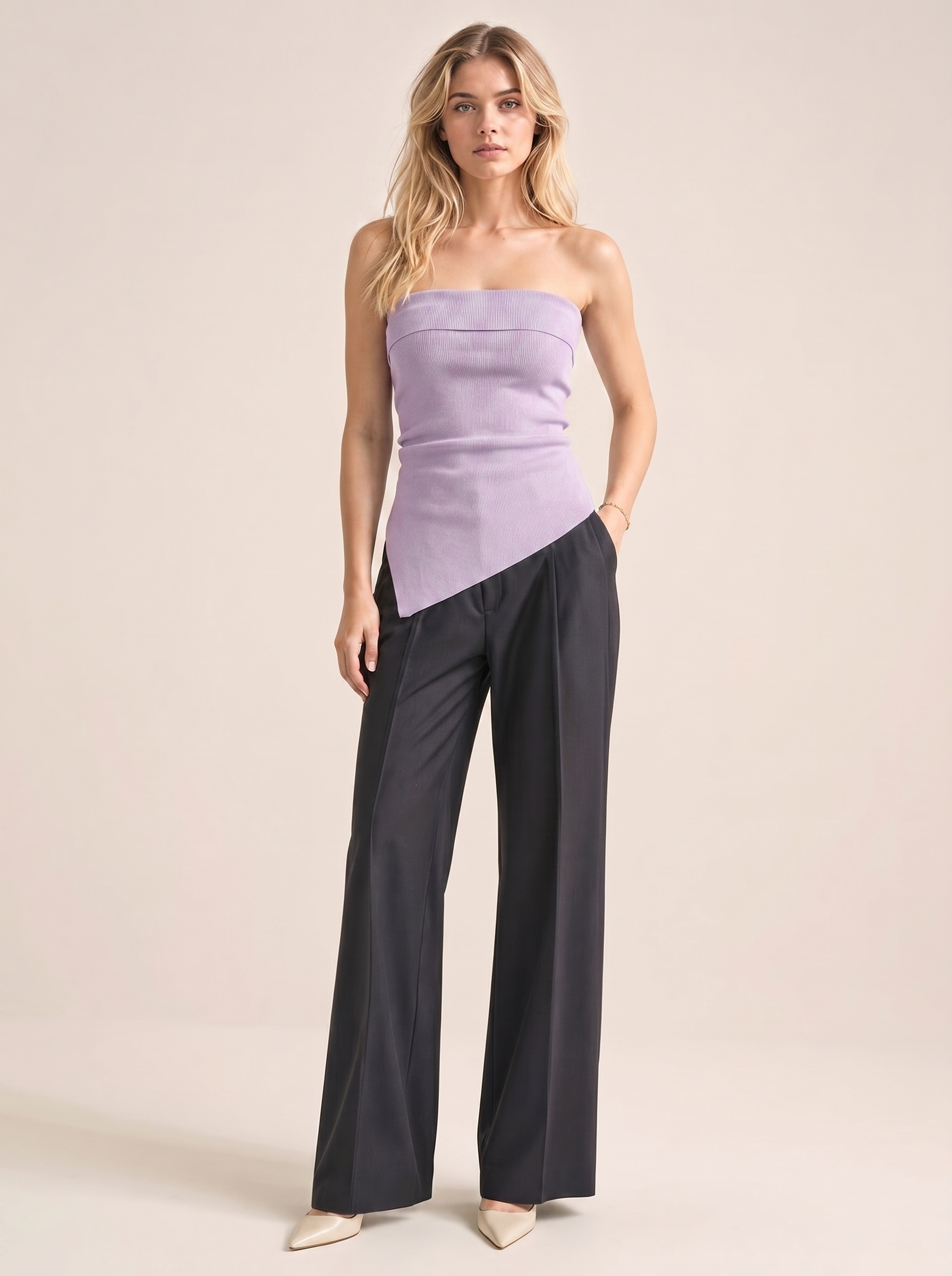 The Palermo Tube Top - 11 color purple png