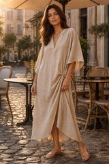 The Solstice Dress - Khaki